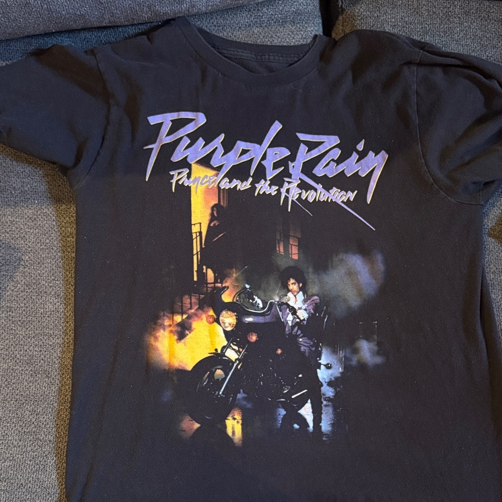Prince Black Graphic Tee